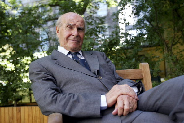 Nobel Nominated Prof Veronesi Gives Press Conference In Milan